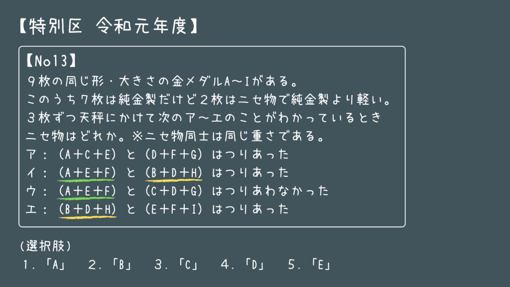 数的処理の過去問】実際に公務員試験で出題された問題をやさしく