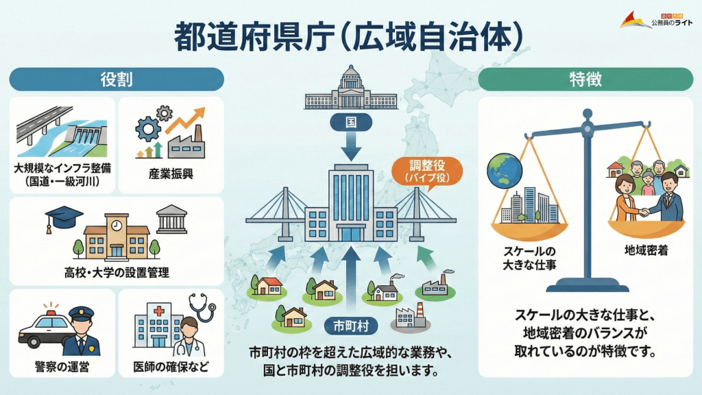 都道府県庁(広域自治体)