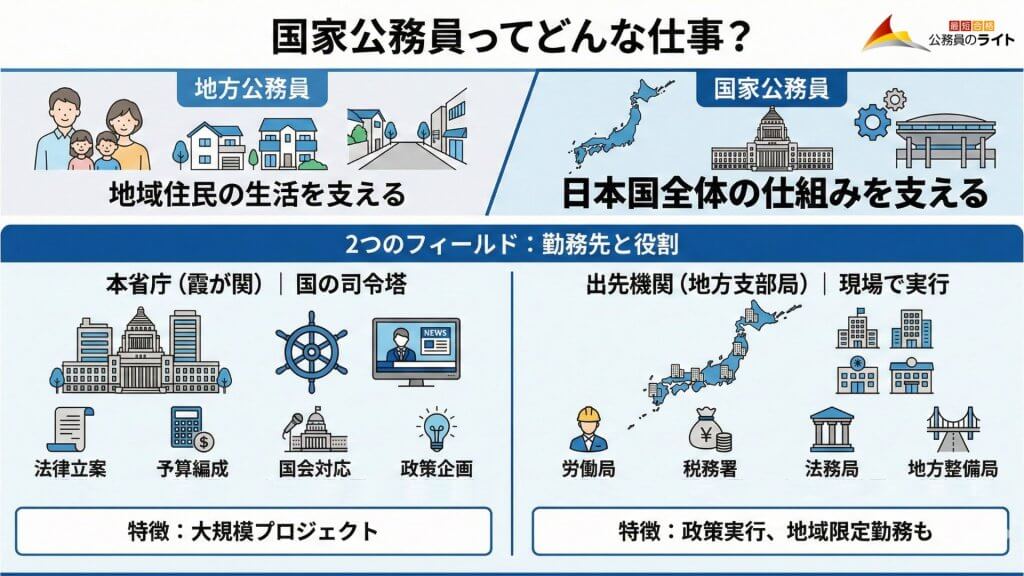 そもそも「国家公務員」ってどんな仕事?