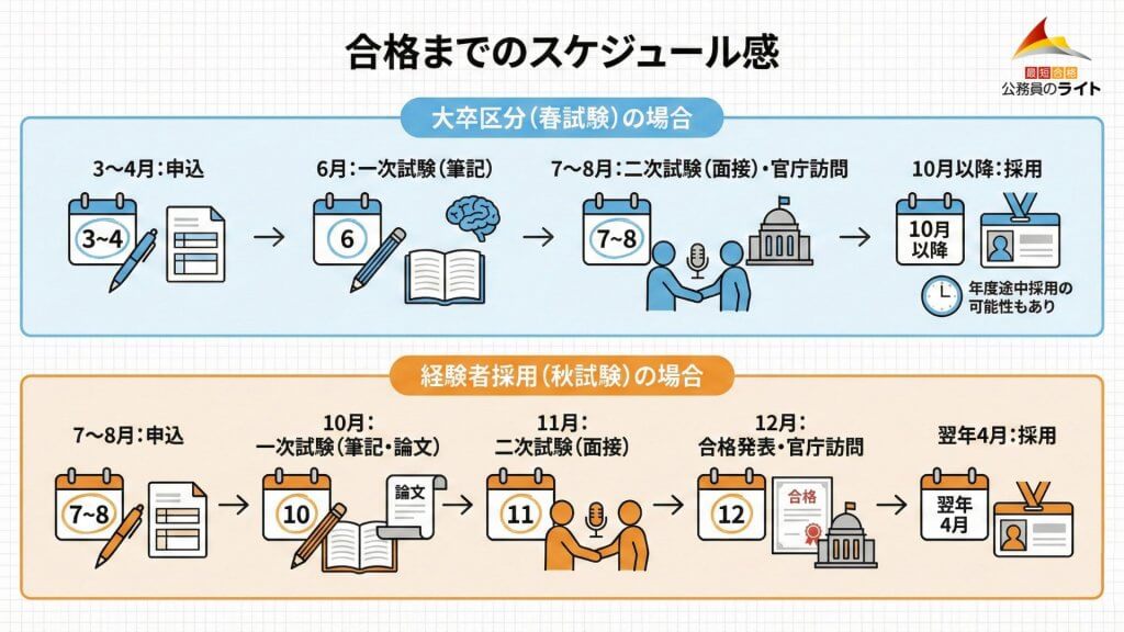 合格までのスケジュール感