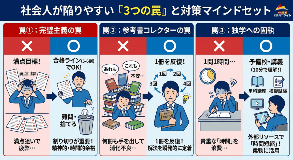 社会人が陥りやすい「3つの罠」