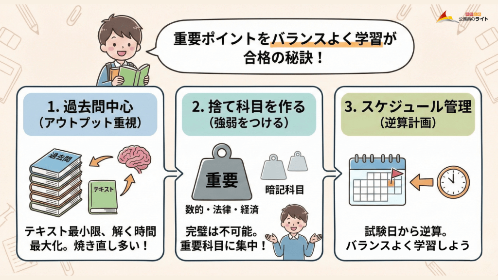 公務員試験の勉強の仕方