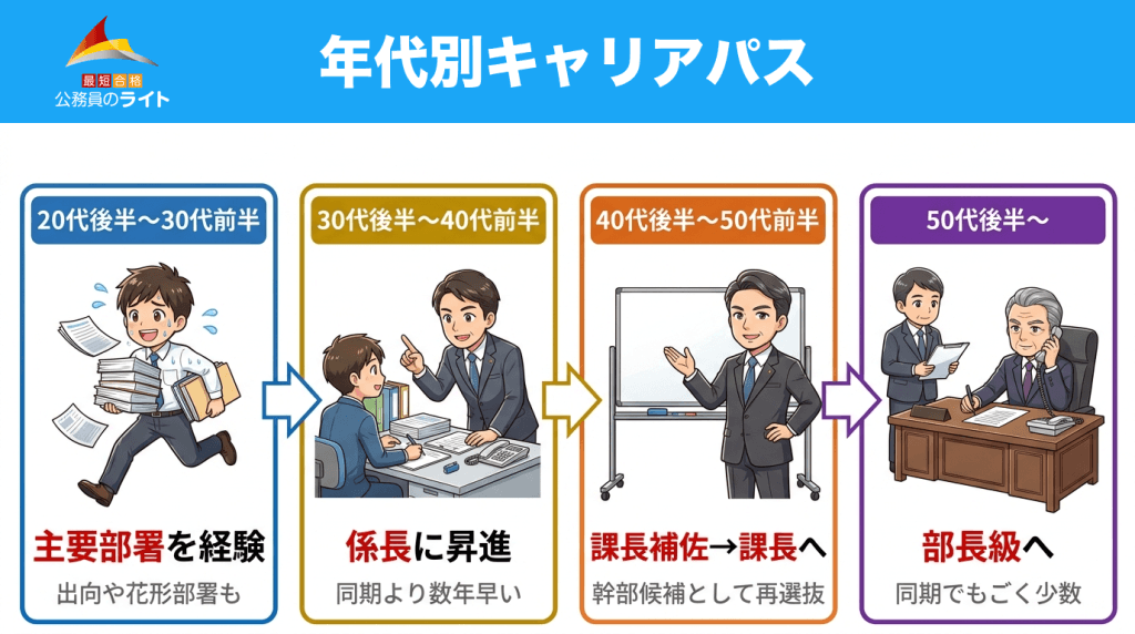 年代別キャリアパス