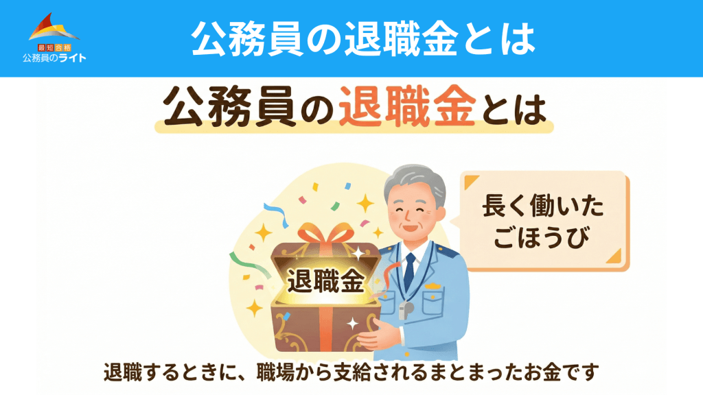 公務員の退職金とは