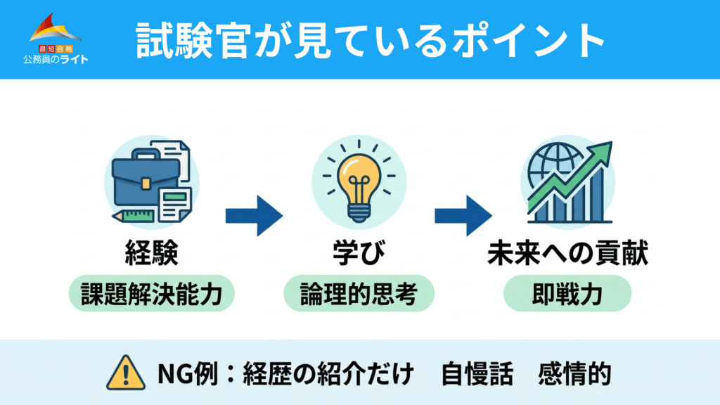 職務経験論文で試験官が見ているポイント