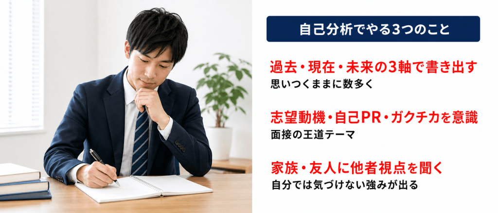 ステップ①:自己分析